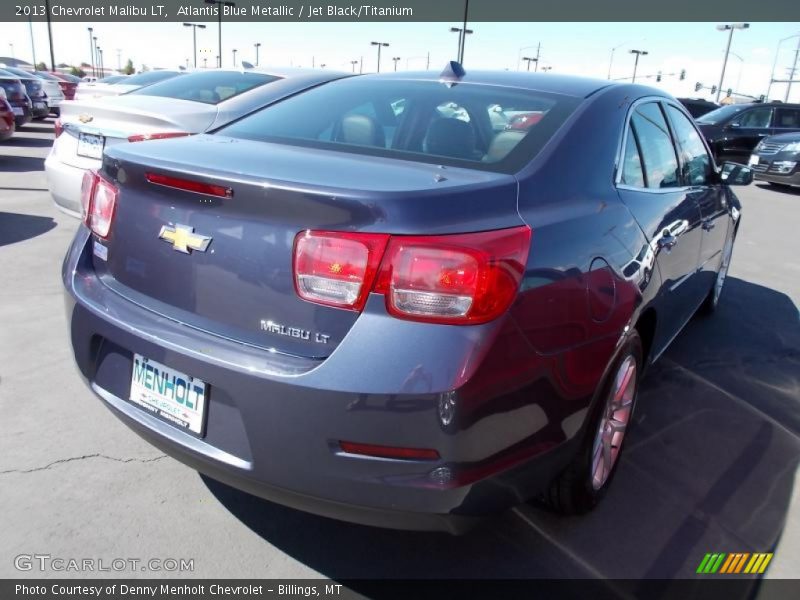 Atlantis Blue Metallic / Jet Black/Titanium 2013 Chevrolet Malibu LT