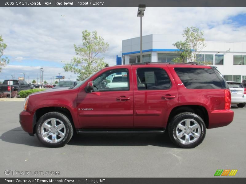Red Jewel Tintcoat / Ebony 2009 GMC Yukon SLT 4x4