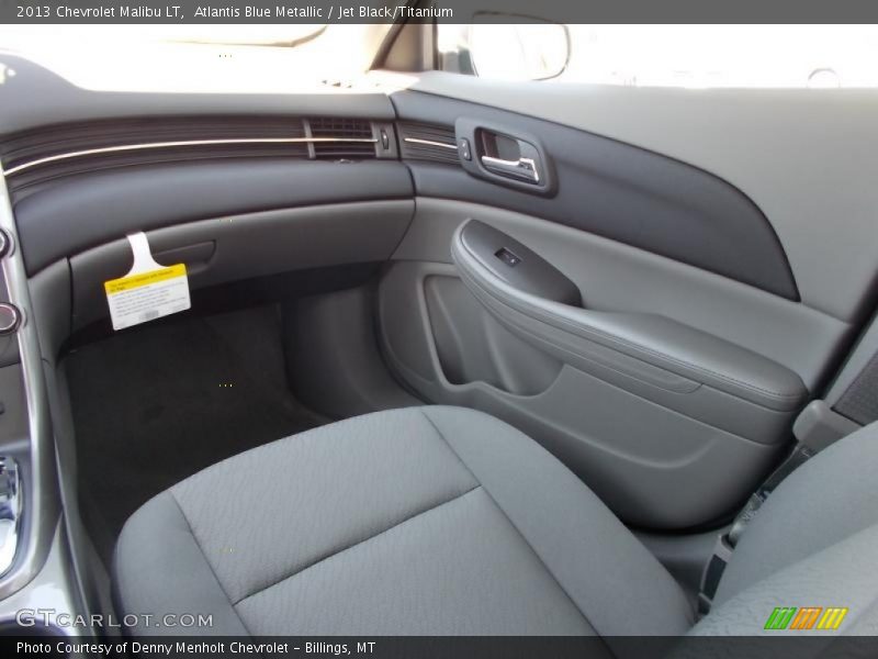 Atlantis Blue Metallic / Jet Black/Titanium 2013 Chevrolet Malibu LT