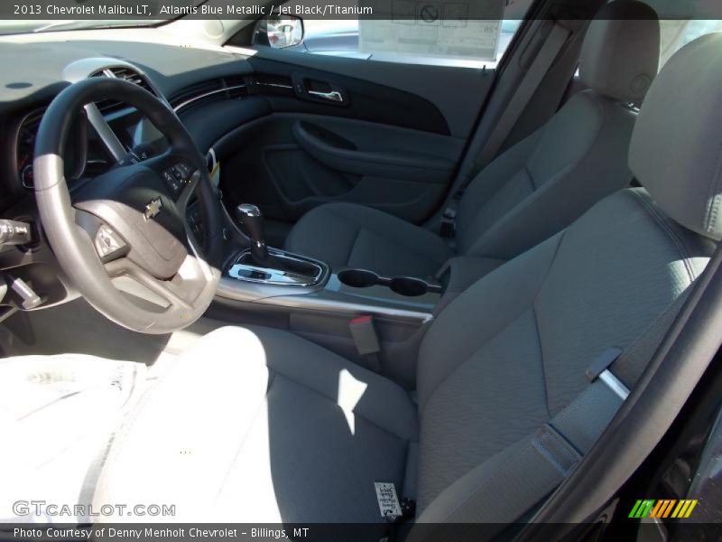 Atlantis Blue Metallic / Jet Black/Titanium 2013 Chevrolet Malibu LT