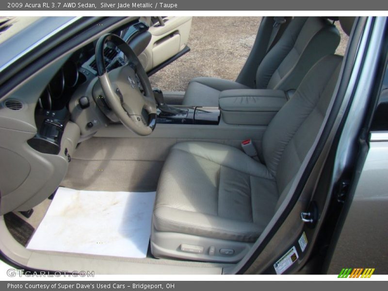  2009 RL 3.7 AWD Sedan Taupe Interior