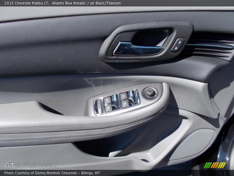 Atlantis Blue Metallic / Jet Black/Titanium 2013 Chevrolet Malibu LT