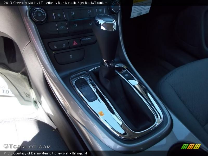 Atlantis Blue Metallic / Jet Black/Titanium 2013 Chevrolet Malibu LT