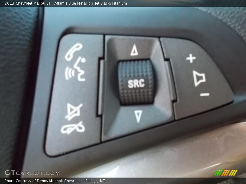 Atlantis Blue Metallic / Jet Black/Titanium 2013 Chevrolet Malibu LT