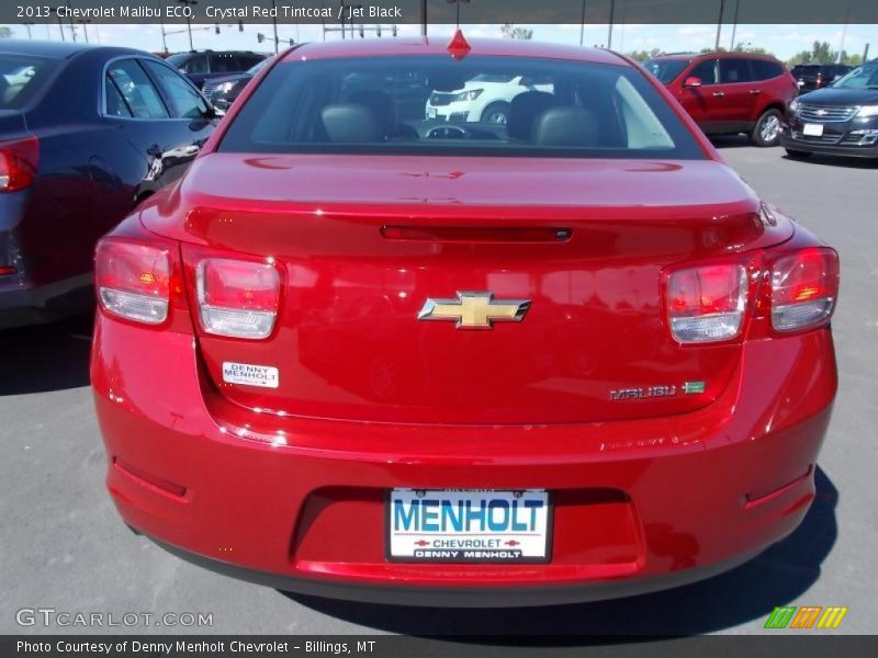 Crystal Red Tintcoat / Jet Black 2013 Chevrolet Malibu ECO