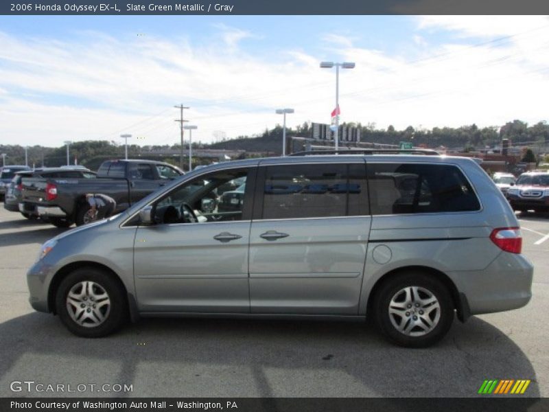Slate Green Metallic / Gray 2006 Honda Odyssey EX-L
