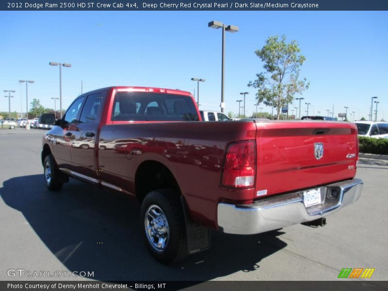 Deep Cherry Red Crystal Pearl / Dark Slate/Medium Graystone 2012 Dodge Ram 2500 HD ST Crew Cab 4x4