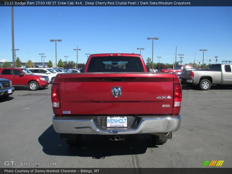 Deep Cherry Red Crystal Pearl / Dark Slate/Medium Graystone 2012 Dodge Ram 2500 HD ST Crew Cab 4x4
