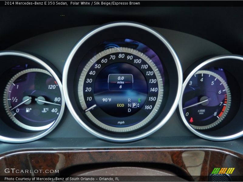 Polar White / Silk Beige/Espresso Brown 2014 Mercedes-Benz E 350 Sedan