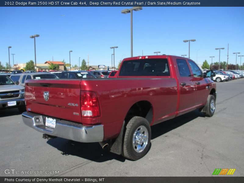 Deep Cherry Red Crystal Pearl / Dark Slate/Medium Graystone 2012 Dodge Ram 2500 HD ST Crew Cab 4x4