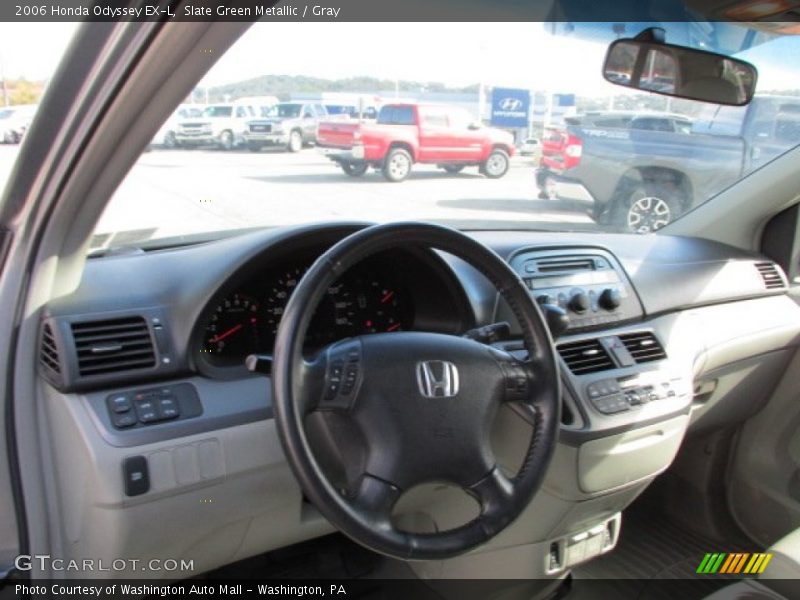 Slate Green Metallic / Gray 2006 Honda Odyssey EX-L
