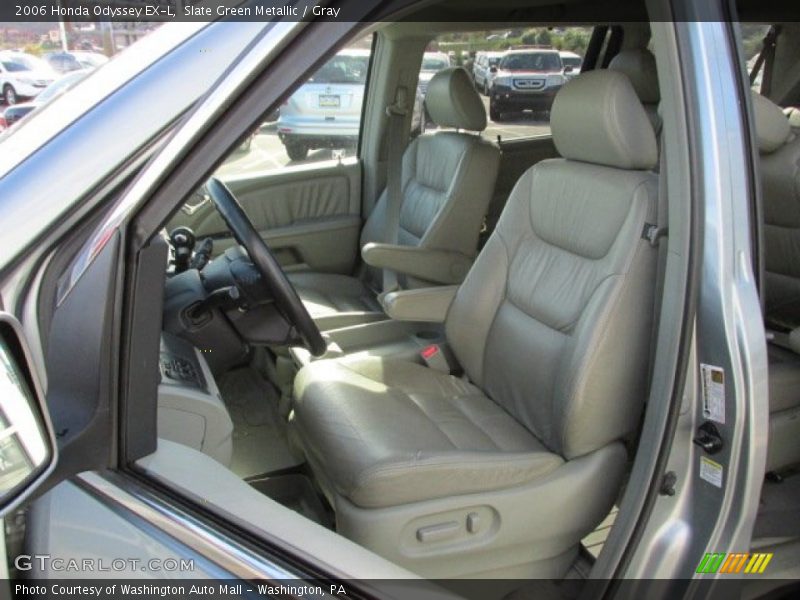 Slate Green Metallic / Gray 2006 Honda Odyssey EX-L