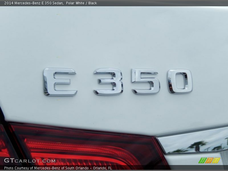 Polar White / Black 2014 Mercedes-Benz E 350 Sedan