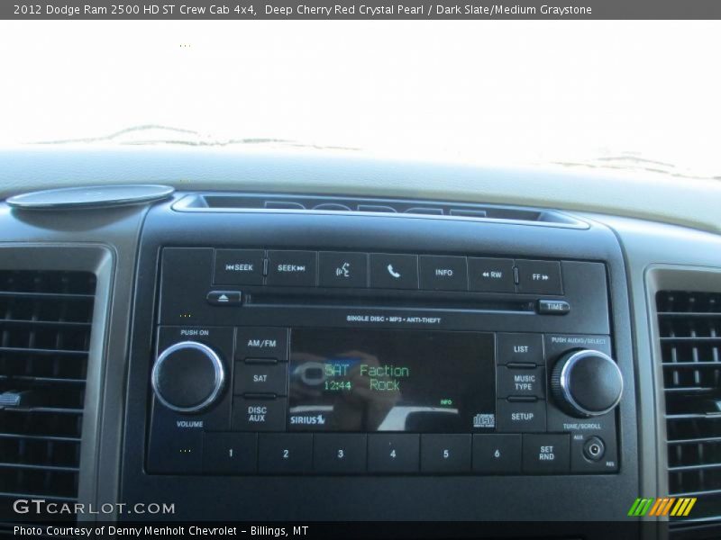 Deep Cherry Red Crystal Pearl / Dark Slate/Medium Graystone 2012 Dodge Ram 2500 HD ST Crew Cab 4x4