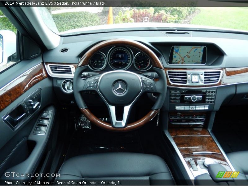 Polar White / Black 2014 Mercedes-Benz E 350 Sedan