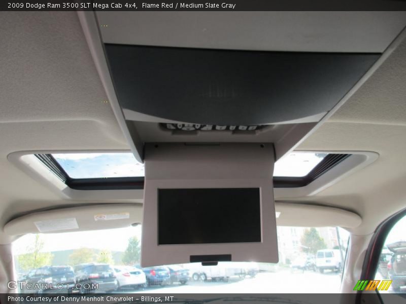 Flame Red / Medium Slate Gray 2009 Dodge Ram 3500 SLT Mega Cab 4x4