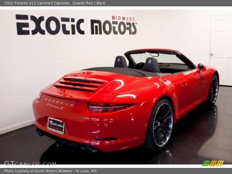 Guards Red / Black 2012 Porsche 911 Carrera S Cabriolet