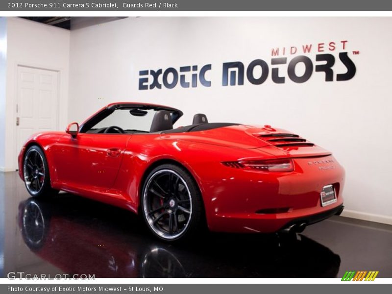 Guards Red / Black 2012 Porsche 911 Carrera S Cabriolet