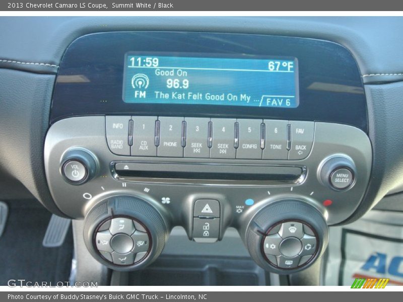 Controls of 2013 Camaro LS Coupe