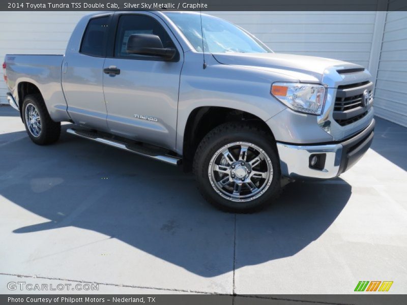 Silver Sky Metallic / Graphite 2014 Toyota Tundra TSS Double Cab
