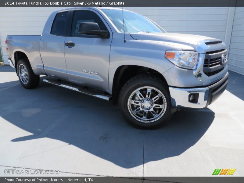 Silver Sky Metallic / Graphite 2014 Toyota Tundra TSS Double Cab