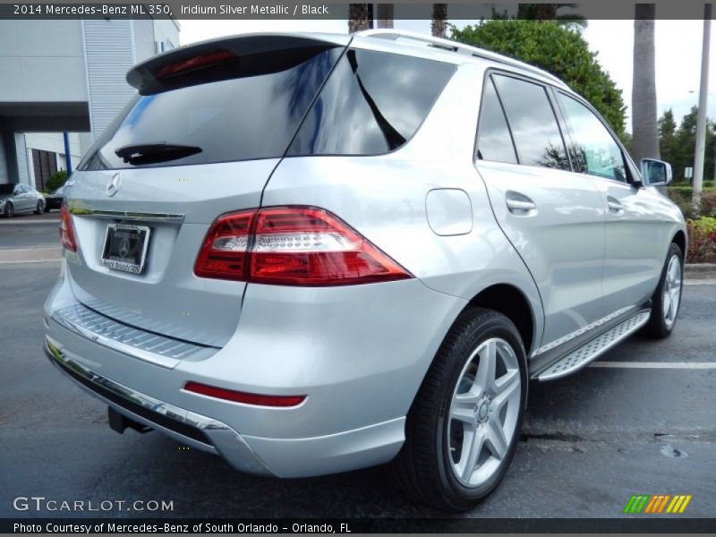 Iridium Silver Metallic / Black 2014 Mercedes-Benz ML 350