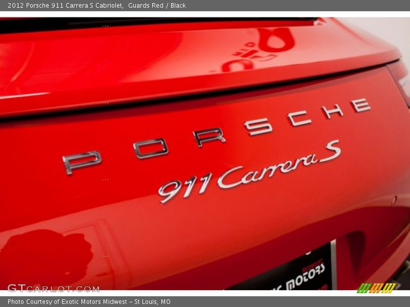 Guards Red / Black 2012 Porsche 911 Carrera S Cabriolet