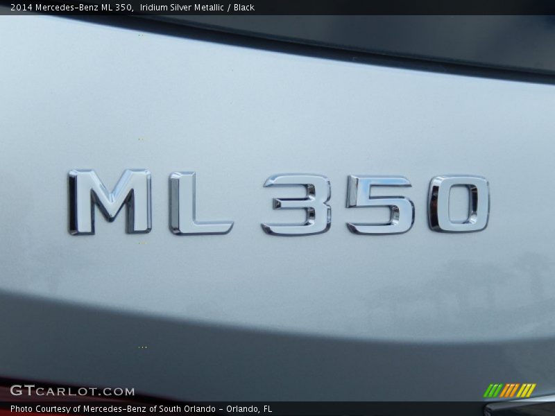 Iridium Silver Metallic / Black 2014 Mercedes-Benz ML 350
