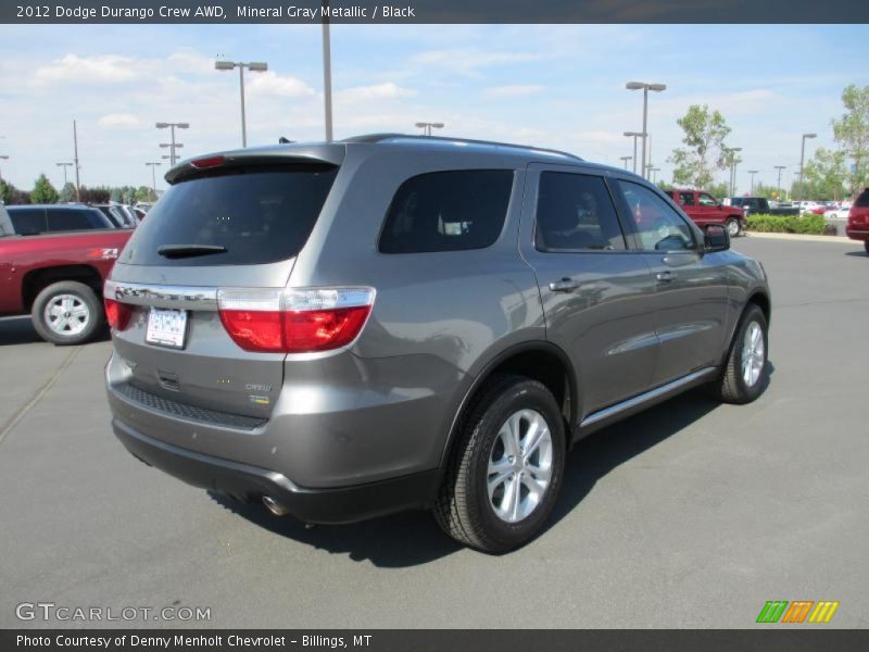 Mineral Gray Metallic / Black 2012 Dodge Durango Crew AWD