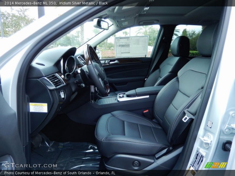 Iridium Silver Metallic / Black 2014 Mercedes-Benz ML 350