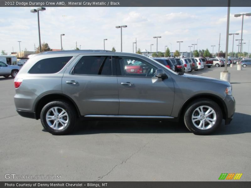 Mineral Gray Metallic / Black 2012 Dodge Durango Crew AWD