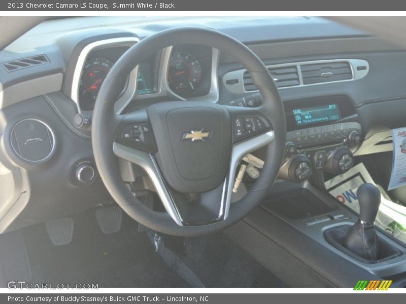 Summit White / Black 2013 Chevrolet Camaro LS Coupe