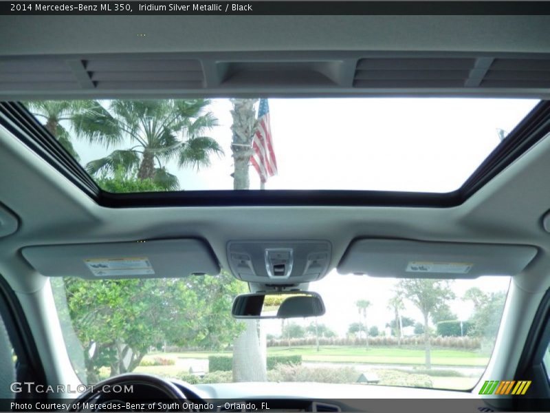 Iridium Silver Metallic / Black 2014 Mercedes-Benz ML 350