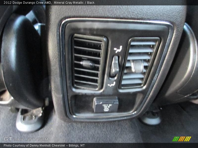 Mineral Gray Metallic / Black 2012 Dodge Durango Crew AWD