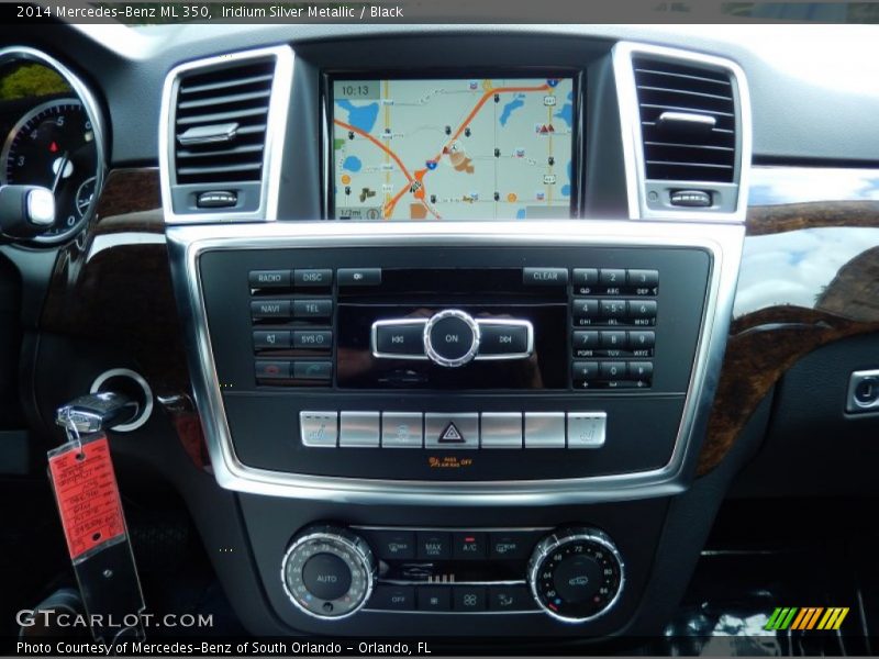 Iridium Silver Metallic / Black 2014 Mercedes-Benz ML 350