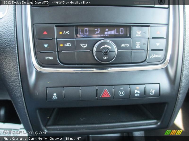 Mineral Gray Metallic / Black 2012 Dodge Durango Crew AWD