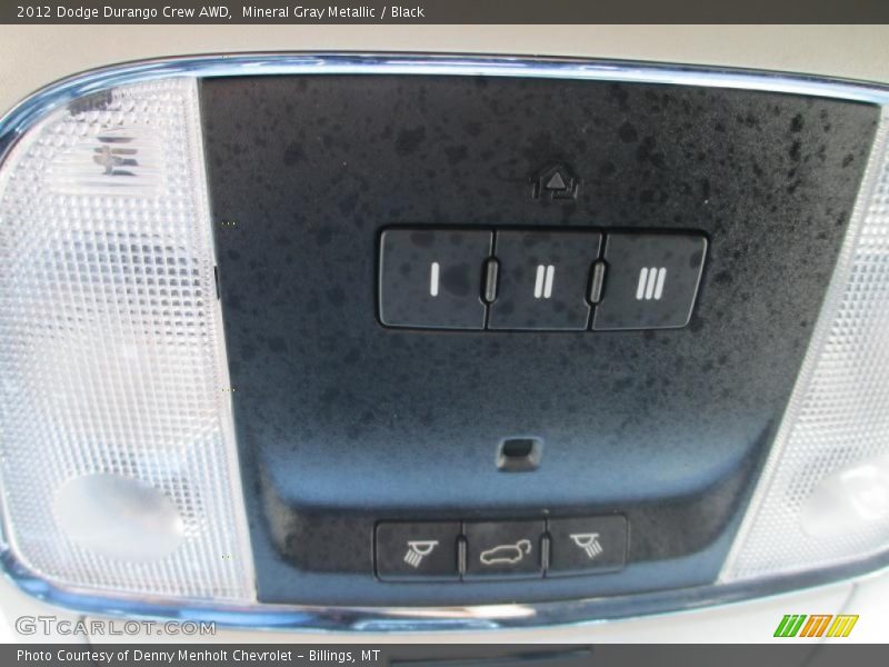 Mineral Gray Metallic / Black 2012 Dodge Durango Crew AWD