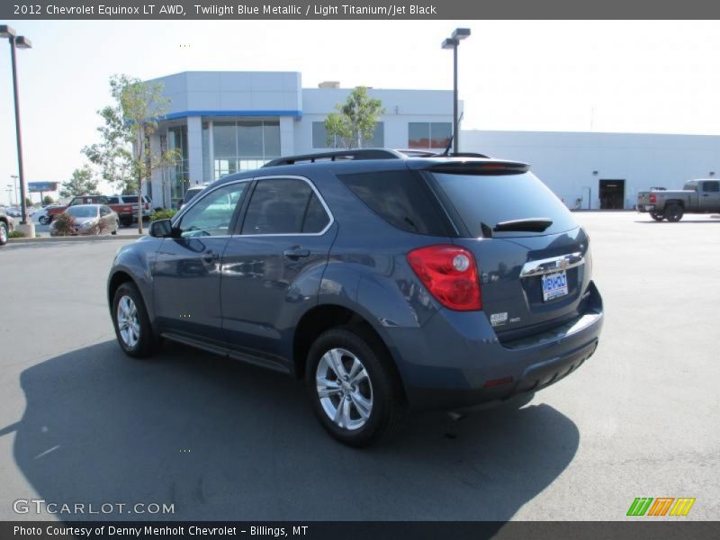 Twilight Blue Metallic / Light Titanium/Jet Black 2012 Chevrolet Equinox LT AWD