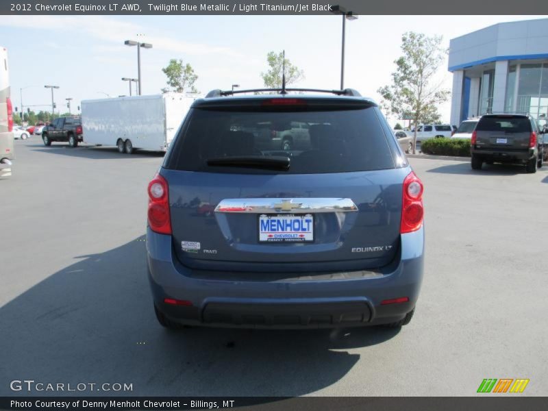 Twilight Blue Metallic / Light Titanium/Jet Black 2012 Chevrolet Equinox LT AWD