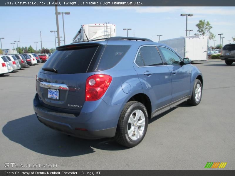 Twilight Blue Metallic / Light Titanium/Jet Black 2012 Chevrolet Equinox LT AWD