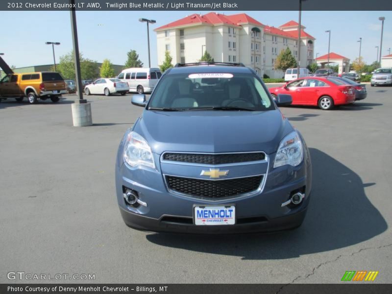 Twilight Blue Metallic / Light Titanium/Jet Black 2012 Chevrolet Equinox LT AWD