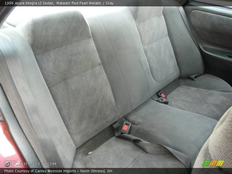 Matador Red Pearl Metallic / Gray 1996 Acura Integra LS Sedan