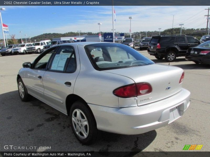Ultra Silver Metallic / Graphite 2002 Chevrolet Cavalier Sedan