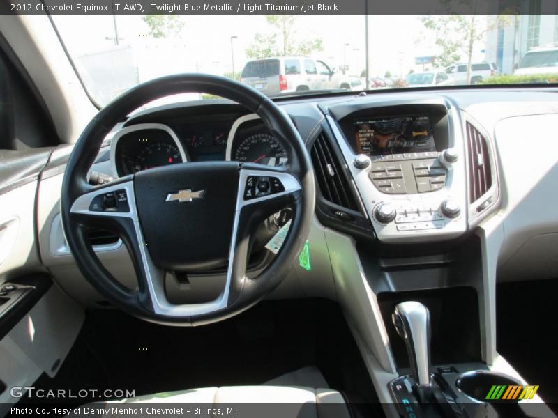 Twilight Blue Metallic / Light Titanium/Jet Black 2012 Chevrolet Equinox LT AWD