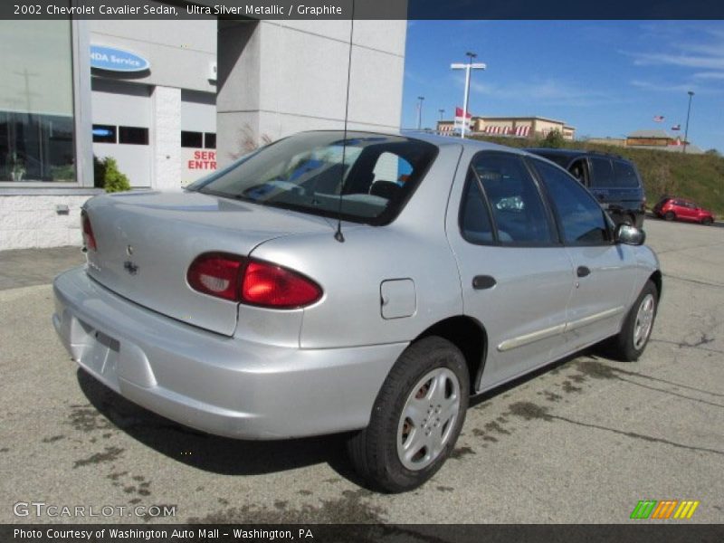 Ultra Silver Metallic / Graphite 2002 Chevrolet Cavalier Sedan