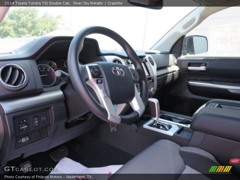 Silver Sky Metallic / Graphite 2014 Toyota Tundra TSS Double Cab