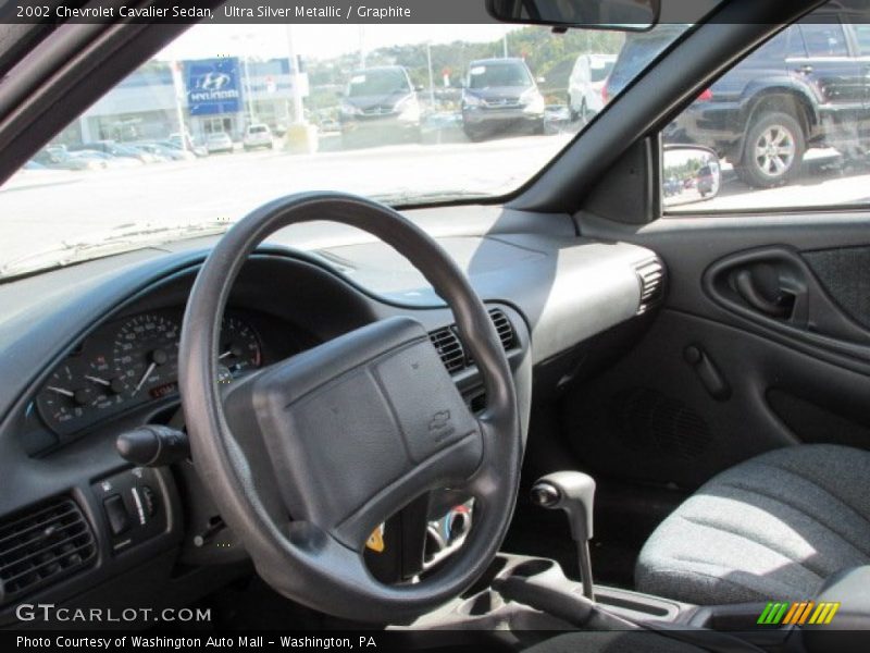 Ultra Silver Metallic / Graphite 2002 Chevrolet Cavalier Sedan
