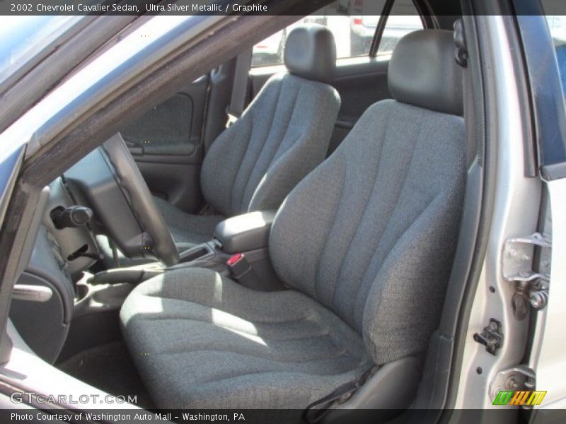 Ultra Silver Metallic / Graphite 2002 Chevrolet Cavalier Sedan