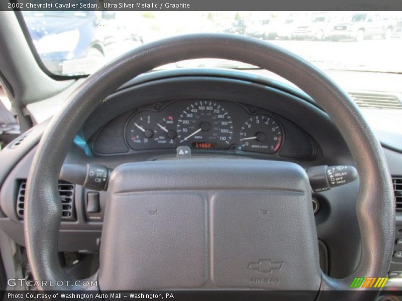 Ultra Silver Metallic / Graphite 2002 Chevrolet Cavalier Sedan