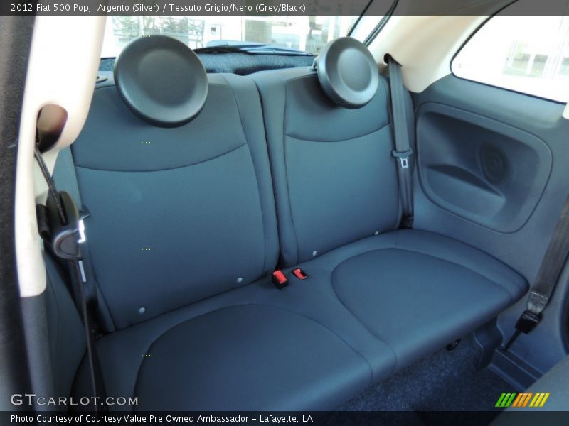 Argento (Silver) / Tessuto Grigio/Nero (Grey/Black) 2012 Fiat 500 Pop